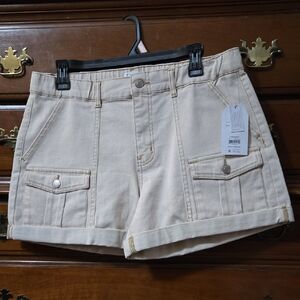 Time and Tru Tan Cargo Shorts